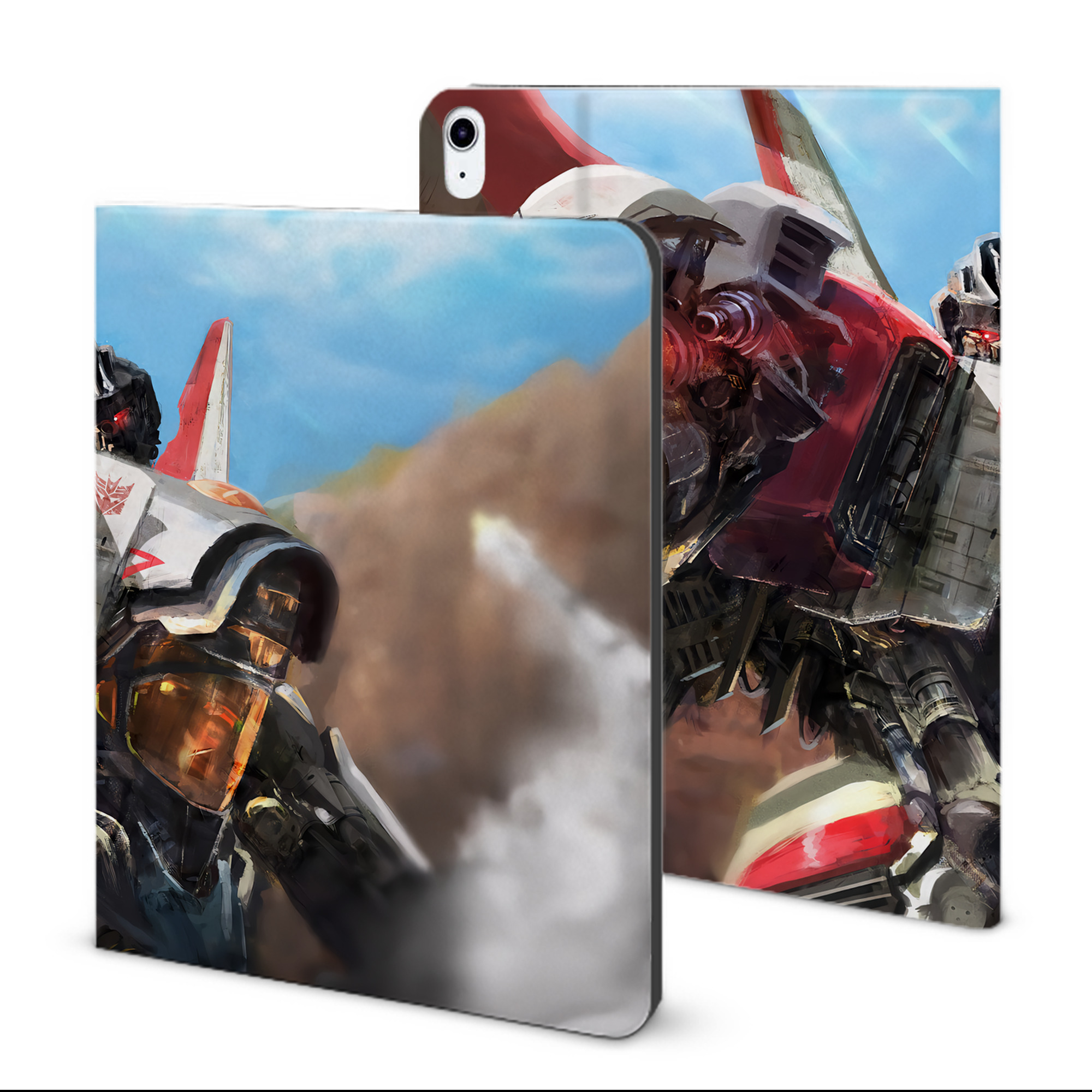（画像用） Transformers トランスフォーマー IPad ケース ブック型 PUレザー TPU 耐衝撃 軽量 薄型 ペン収納なし 全面保護 IPad 各モデル対応